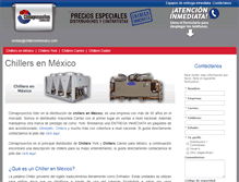 Tablet Screenshot of chillersenmexico.com